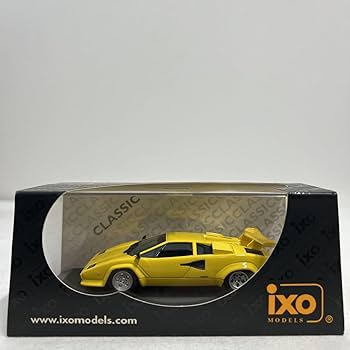 Amazon | ixo MODELS 1/43 Lamborghini countach LP500S Yellow